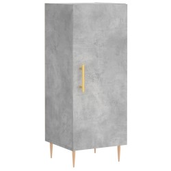 vidaXL Sideboard Betongrau 34,5x34x90 cm Holzwerkstoff
