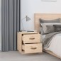 vidaXL Nachttische 2 Stk. 40x34x45 cm Massivholz Kiefer vidaXL Nachttische 2 Stk. 40x34x45 cm Massivholz Kiefer