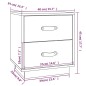 vidaXL Nachttische 2 Stk. 40x34x45 cm Massivholz Kiefer vidaXL Nachttische 2 Stk. 40x34x45 cm Massivholz Kiefer