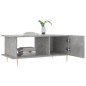 vidaXL Couchtisch Betongrau 90x50x40 cm Holzwerkstoff vidaXL Couchtisch Betongrau 90x50x40 cm Holzwerkstoff