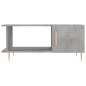 vidaXL Couchtisch Betongrau 90x50x40 cm Holzwerkstoff vidaXL Couchtisch Betongrau 90x50x40 cm Holzwerkstoff