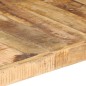 vidaXL Couchtisch 140x70x40 cm Raues Mangoholz