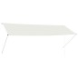vidaXL Einziehbare Markise 350×150 cm Creme vidaXL Einziehbare Markise 350×150 cm Creme