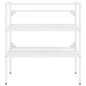 vidaXL Badezimmer Waschtischgestell Weiß 79x38x83 cm Eisen vidaXL Badezimmer Waschtischgestell Weiß 79x38x83 cm Eisen