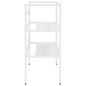vidaXL Badezimmer Waschtischgestell Weiß 79x38x83 cm Eisen vidaXL Badezimmer Waschtischgestell Weiß 79x38x83 cm Eisen