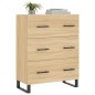 vidaXL Sideboard Sonoma-Eiche 69,5x34x90 cm Holzwerkstoff vidaXL Sideboard Sonoma-Eiche 69,5x34x90 cm Holzwerkstoff