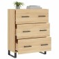 vidaXL Sideboard Sonoma-Eiche 69,5x34x90 cm Holzwerkstoff vidaXL Sideboard Sonoma-Eiche 69,5x34x90 cm Holzwerkstoff