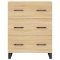 vidaXL Sideboard Sonoma-Eiche 69,5x34x90 cm Holzwerkstoff vidaXL Sideboard Sonoma-Eiche 69,5x34x90 cm Holzwerkstoff