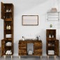 vidaXL Waschbeckenunterschrank Räuchereiche 80x33x60 cm Holzwerkstoff vidaXL Waschbeckenunterschrank Räuchereiche 80x33x60 cm Holzwerkstoff