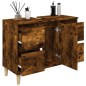 vidaXL Waschbeckenunterschrank Räuchereiche 80x33x60 cm Holzwerkstoff vidaXL Waschbeckenunterschrank Räuchereiche 80x33x60 cm Holzwerkstoff