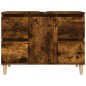 vidaXL Waschbeckenunterschrank Räuchereiche 80x33x60 cm Holzwerkstoff vidaXL Waschbeckenunterschrank Räuchereiche 80x33x60 cm Holzwerkstoff