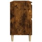vidaXL Waschbeckenunterschrank Räuchereiche 80x33x60 cm Holzwerkstoff vidaXL Waschbeckenunterschrank Räuchereiche 80x33x60 cm Holzwerkstoff