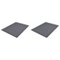 Türmatten 2 Stk. PVC Grau 90 x 60 cm Türmatten 2 Stk. PVC Grau 90 x 60 cm
