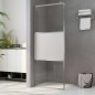 vidaXL Duschwand für Begehbare Dusche Halbmattiertes ESG-Glas 90x195cm vidaXL Duschwand für Begehbare Dusche Halbmattiertes ESG-Glas 90x195cm