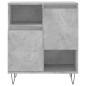 vidaXL Sideboards 2 Stk. Betongrau Holzwerkstoff vidaXL Sideboards 2 Stk. Betongrau Holzwerkstoff