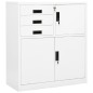 vidaXL Büroschrank Weiß 90x40x102 cm Stahl vidaXL Büroschrank Weiß 90x40x102 cm Stahl