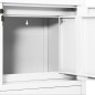 vidaXL Büroschrank Weiß 90x40x102 cm Stahl vidaXL Büroschrank Weiß 90x40x102 cm Stahl