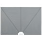 vidaXL Faltbarer Terrassen-Seitenfächer Grau 400×200 cm vidaXL Faltbarer Terrassen-Seitenfächer Grau 400×200 cm