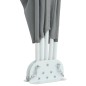 vidaXL Faltbarer Terrassen-Seitenfächer Grau 400×200 cm vidaXL Faltbarer Terrassen-Seitenfächer Grau 400×200 cm