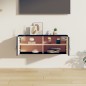 vidaXL Wandschrank Schwarz 80x30x30 cm Massivholz Kiefer vidaXL Wandschrank Schwarz 80x30x30 cm Massivholz Kiefer