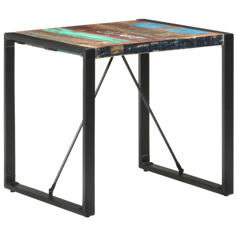 vidaXL Esstisch 80x80x75 cm Altholz Massiv vidaXL Esstisch 80x80x75 cm Altholz Massiv