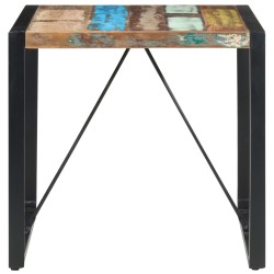 vidaXL Esstisch 80x80x75 cm Altholz Massiv