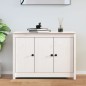 vidaXL Sideboard Weiß 100x35x74 cm Massivholz Kiefer vidaXL Sideboard Weiß 100x35x74 cm Massivholz Kiefer