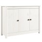vidaXL Sideboard Weiß 100x35x74 cm Massivholz Kiefer vidaXL Sideboard Weiß 100x35x74 cm Massivholz Kiefer