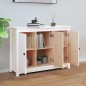 vidaXL Sideboard Weiß 100x35x74 cm Massivholz Kiefer vidaXL Sideboard Weiß 100x35x74 cm Massivholz Kiefer