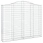 vidaXL Gabionen mit Hochbogen 7 Stk. 200x30x160/180cm Verzinktes Eisen vidaXL Gabionen mit Hochbogen 7 Stk. 200x30x160/180cm Verzinktes Eisen
