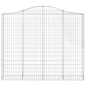 vidaXL Gabionen mit Hochbogen 7 Stk. 200x30x160/180cm Verzinktes Eisen vidaXL Gabionen mit Hochbogen 7 Stk. 200x30x160/180cm Verzinktes Eisen