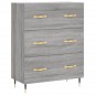 vidaXL Highboard Grau Sonoma 69,5x34x180 cm Holzwerkstoff vidaXL Highboard Grau Sonoma 69,5x34x180 cm Holzwerkstoff