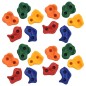 Klettersteine 20 Stk. Mehrfarbig PE Klettersteine 20 Stk. Mehrfarbig PE