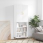 Highboard Weiß 69,5x34x180 cm Holzwerkstoff Highboard Weiß 69,5x34x180 cm Holzwerkstoff
