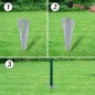 vidaXL Eurozaun Stahl 10 x 0,8 m Grün vidaXL Eurozaun Stahl 10 x 0,8 m Grün