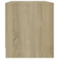 vidaXL TV-Schrank Sonoma-Eiche 90x35x40 cm Holzwerkstoff vidaXL TV-Schrank Sonoma-Eiche 90x35x40 cm Holzwerkstoff