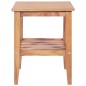 vidaXL Couchtisch 40 x 40 x 50 cm Quadratisch Teak Massiv vidaXL Couchtisch 40 x 40 x 50 cm Quadratisch Teak Massiv