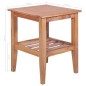 vidaXL Couchtisch 40 x 40 x 50 cm Quadratisch Teak Massiv vidaXL Couchtisch 40 x 40 x 50 cm Quadratisch Teak Massiv