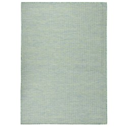 vidaXL Outdoor-Teppich Flachgewebe 200x280 cm Türkis