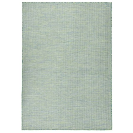 vidaXL Outdoor-Teppich Flachgewebe 200x280 cm Türkis