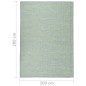 vidaXL Outdoor-Teppich Flachgewebe 200x280 cm Türkis vidaXL Outdoor-Teppich Flachgewebe 200x280 cm Türkis