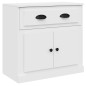vidaXL Sideboards 3 Stk. Weiß Holzwerkstoff vidaXL Sideboards 3 Stk. Weiß Holzwerkstoff