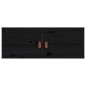 vidaXL Wandschränke 2 Stk. Schwarz 80x30x30 cm Massivholz Kiefer vidaXL Wandschränke 2 Stk. Schwarz 80x30x30 cm Massivholz Kiefer