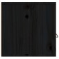 vidaXL Wandschränke 2 Stk. Schwarz 80x30x30 cm Massivholz Kiefer vidaXL Wandschränke 2 Stk. Schwarz 80x30x30 cm Massivholz Kiefer