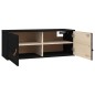 vidaXL Wandschränke 2 Stk. Schwarz 80x30x30 cm Massivholz Kiefer vidaXL Wandschränke 2 Stk. Schwarz 80x30x30 cm Massivholz Kiefer
