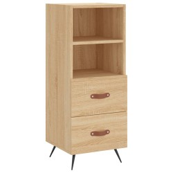 vidaXL Sideboard Sonoma-Eiche 34,5x34x90 cm Holzwerkstoff