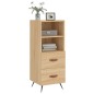 vidaXL Sideboard Sonoma-Eiche 34,5x34x90 cm Holzwerkstoff vidaXL Sideboard Sonoma-Eiche 34,5x34x90 cm Holzwerkstoff