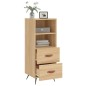 vidaXL Sideboard Sonoma-Eiche 34,5x34x90 cm Holzwerkstoff vidaXL Sideboard Sonoma-Eiche 34,5x34x90 cm Holzwerkstoff