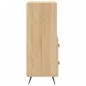 vidaXL Sideboard Sonoma-Eiche 34,5x34x90 cm Holzwerkstoff vidaXL Sideboard Sonoma-Eiche 34,5x34x90 cm Holzwerkstoff