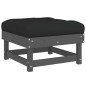 vidaXL 6-tlg. Garten-Lounge-Set mit Kissen Grau Massivholz vidaXL 6-tlg. Garten-Lounge-Set mit Kissen Grau Massivholz